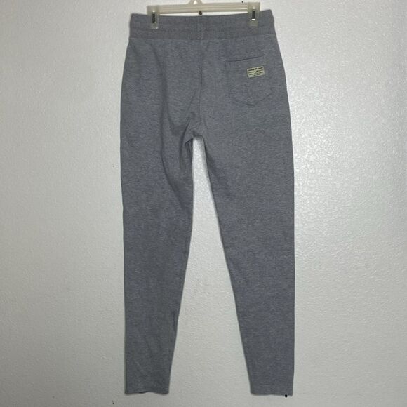 AESTHETIC REVOLUTION Light Gray Joggers with Zippered Bottom Size L - Picture 6 of 8